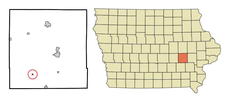 Locator map of Millersburg