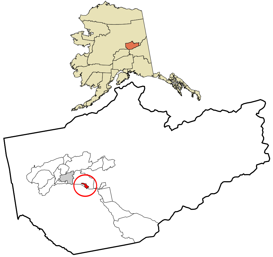 Locator map of North Pole