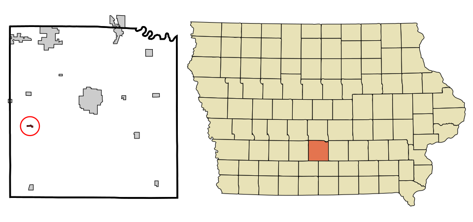 Locator map of St. Marys