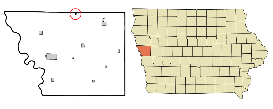 Locator map of Rodney