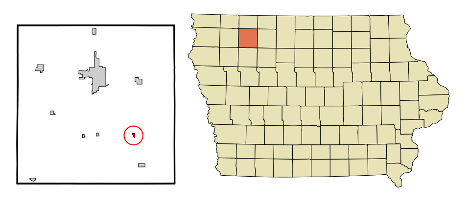 Locator map of Gillett Grove