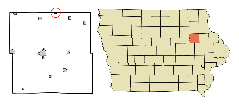 Locator map of Stanley