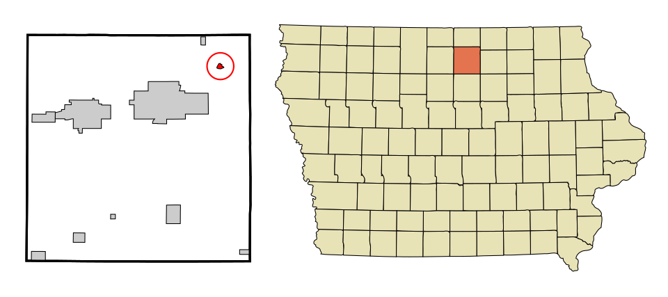 Locator map of Rock Falls