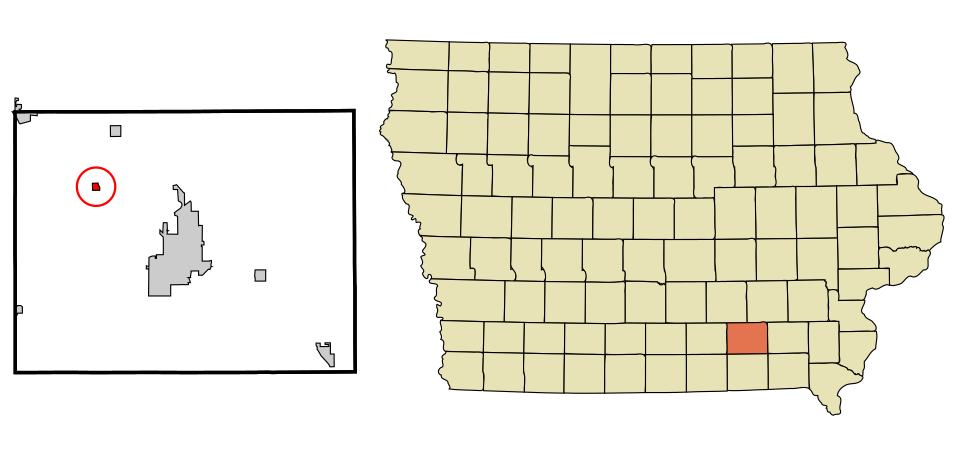 Locator map of Chillicothe