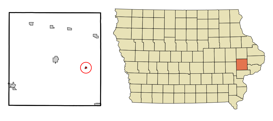 Locator map of Bennett