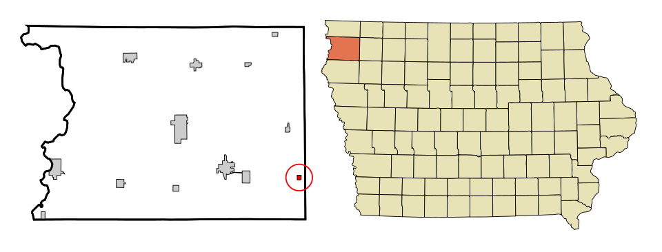 Locator map of Granville