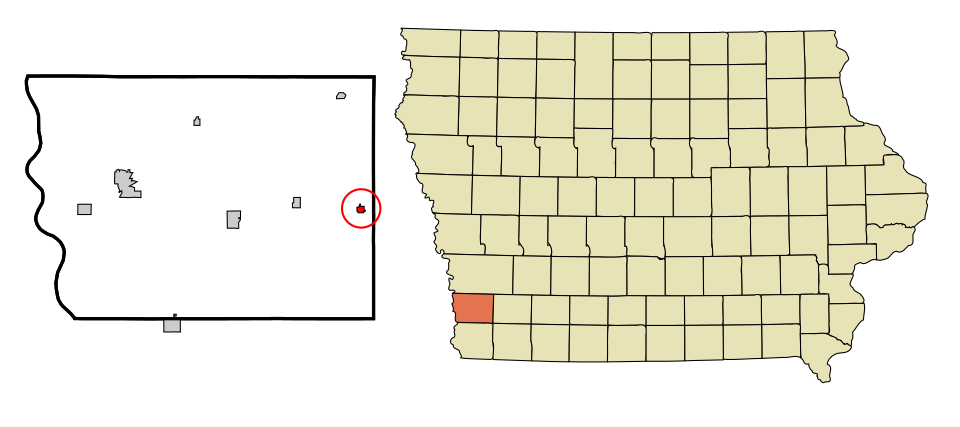 Locator map of Emerson