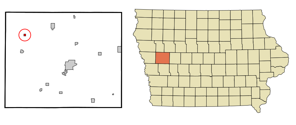 Locator map of Ricketts