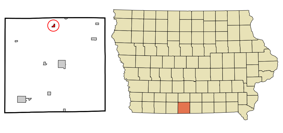 Locator map of Van Wert