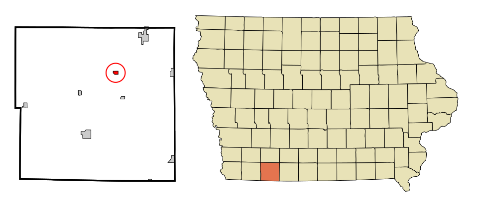 Locator map of Sharpsburg