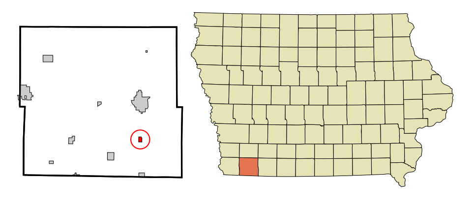 Locator map of Shambaugh