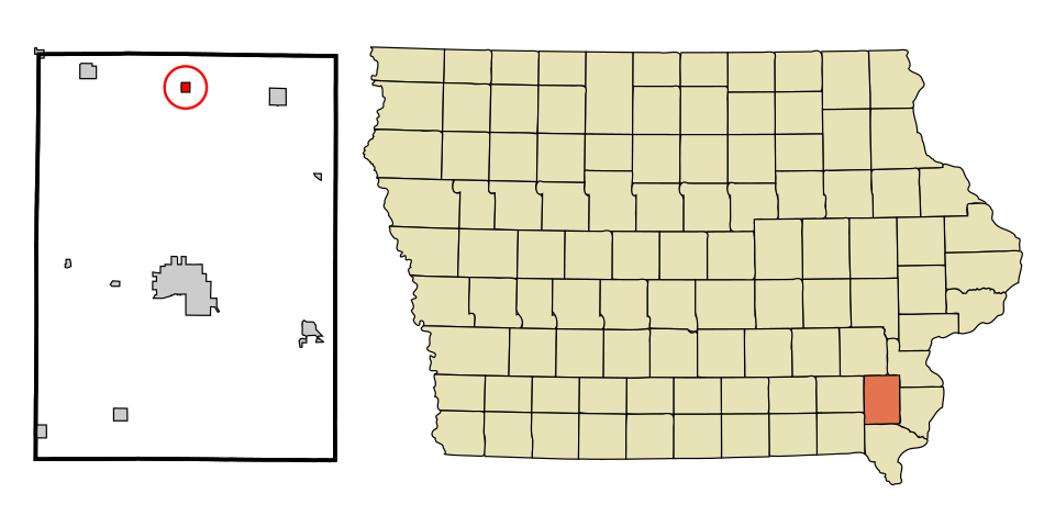 Locator map of Olds