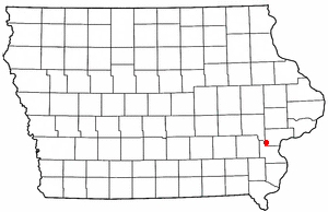 Locator map of Conesville