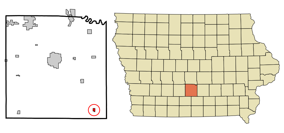 Locator map of Lacona