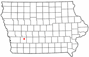Locator map of Wiota