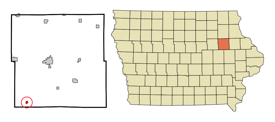 Locator map of Brandon