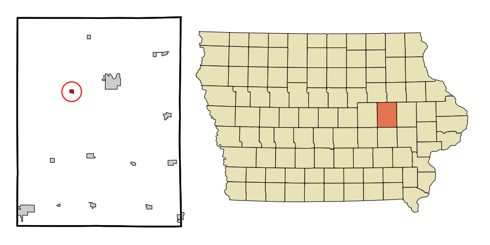 Locator map of Garrison
