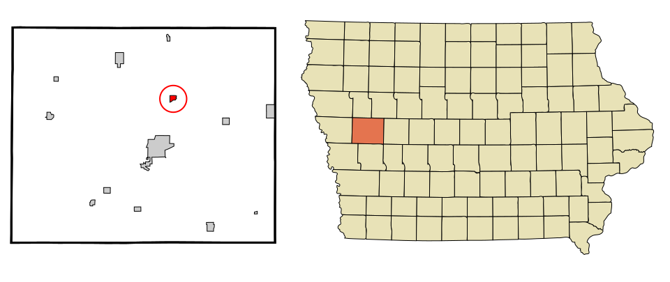 Locator map of Deloit