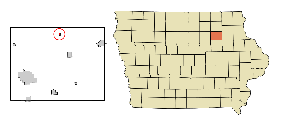 Locator map of Frederika