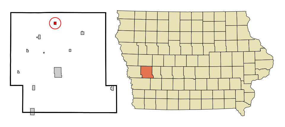 Locator map of Defiance