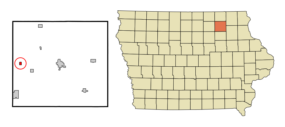 Locator map of Bassett