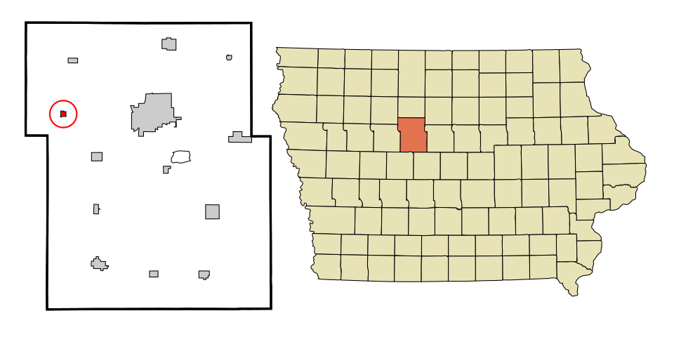 Locator map of Barnum