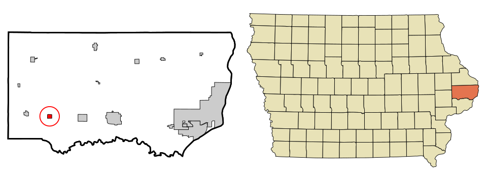 Locator map of Calamus