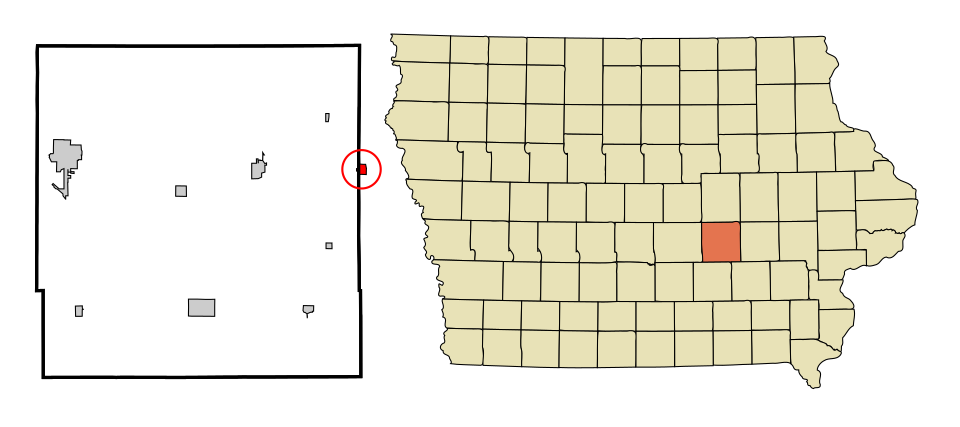 Locator map of Victor