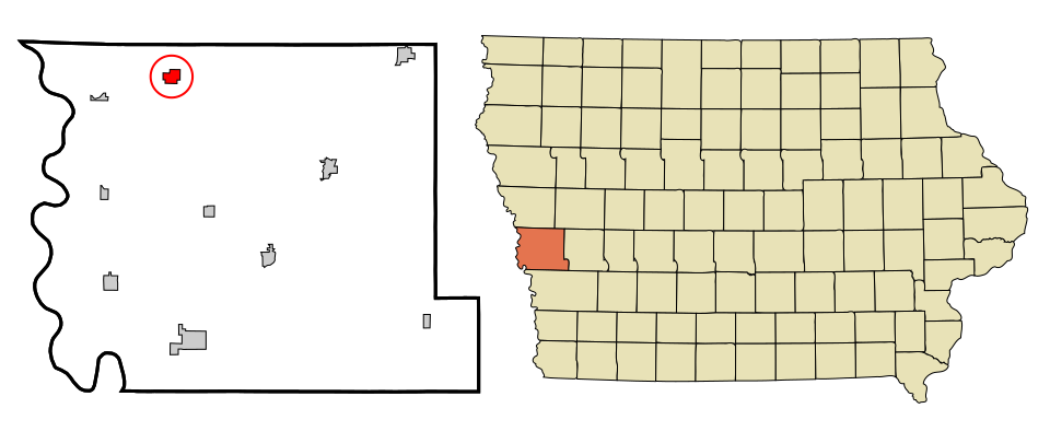 Locator map of Pisgah