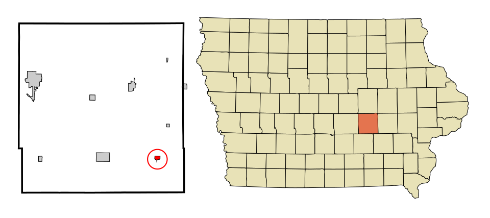 Locator map of Deep River