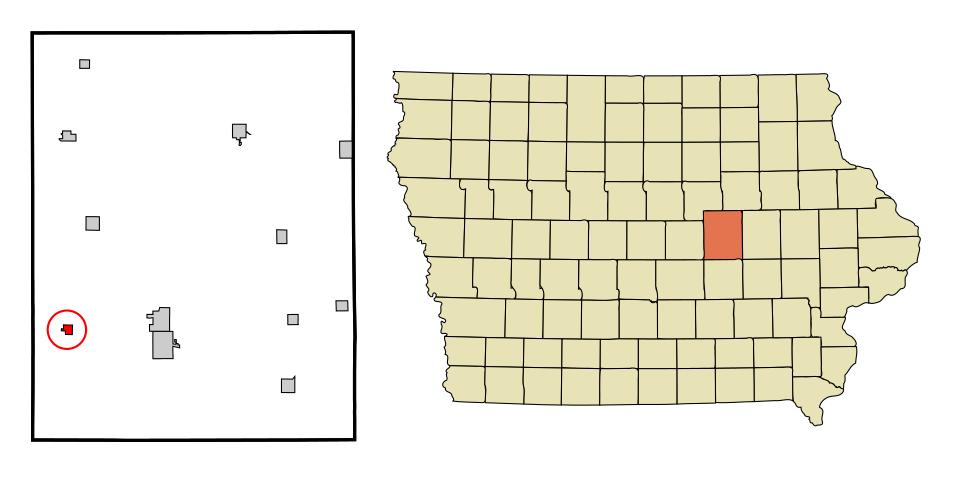 Locator map of Montour
