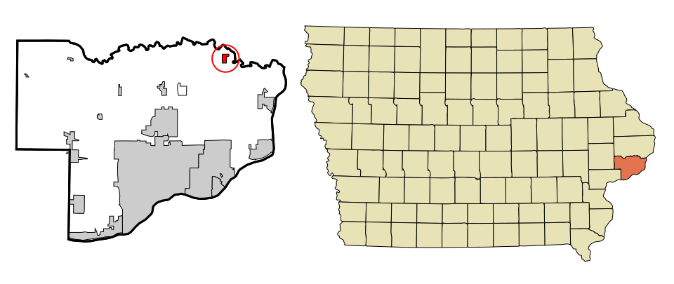 Locator map of McCausland