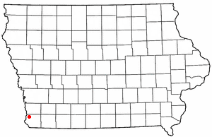 Locator map of Thurman