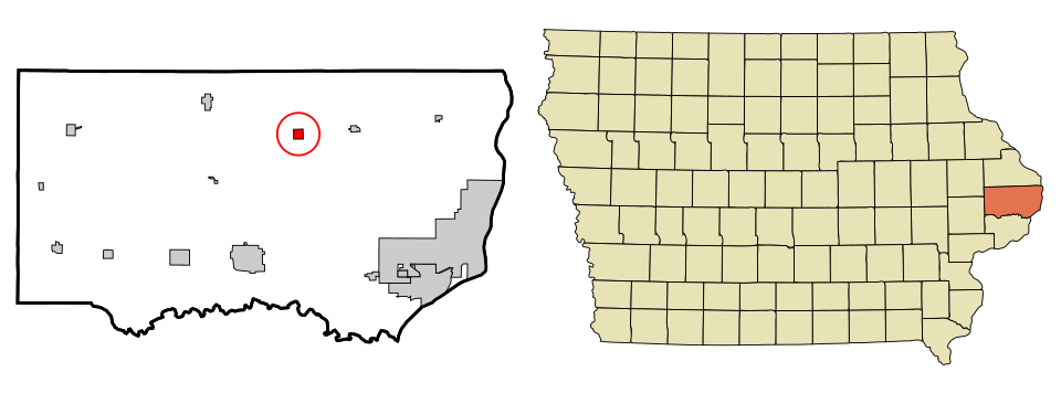 Locator map of Charlotte