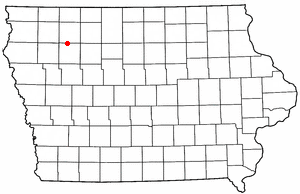 Locator map of Linn Grove