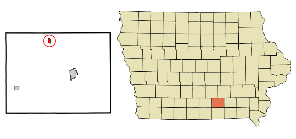Locator map of Lovilia