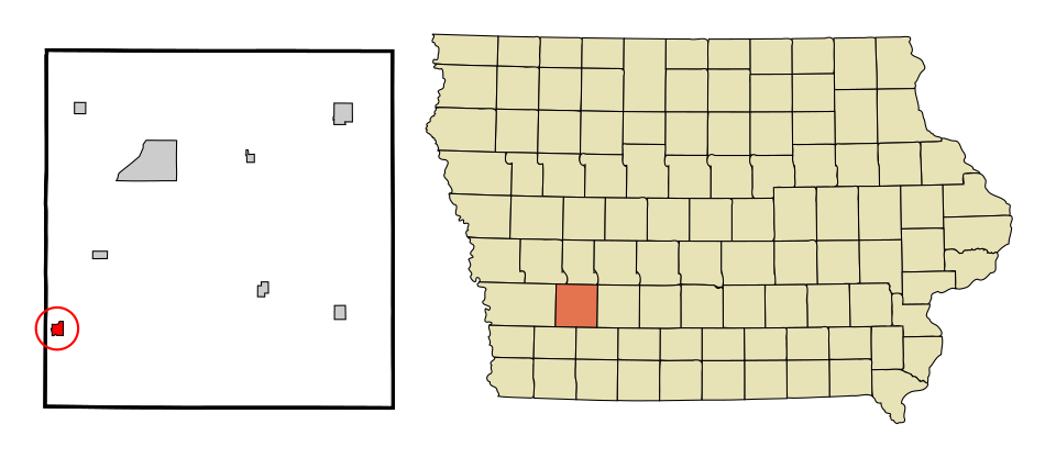 Locator map of Griswold