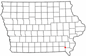 Locator map of Hillsboro