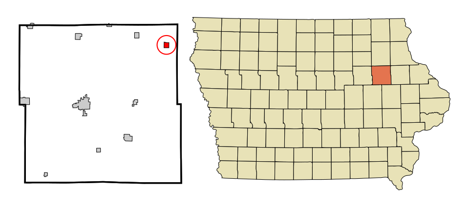 Locator map of Lamont