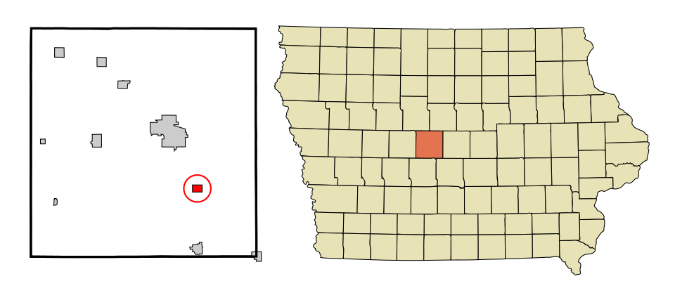 Locator map of Luther