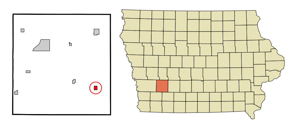 Locator map of Massena