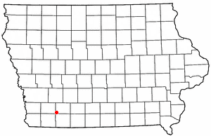 Locator map of Nodaway