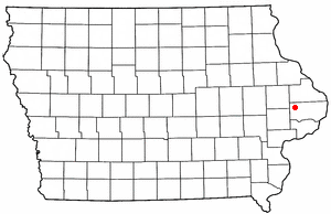 Locator map of Lost Nation