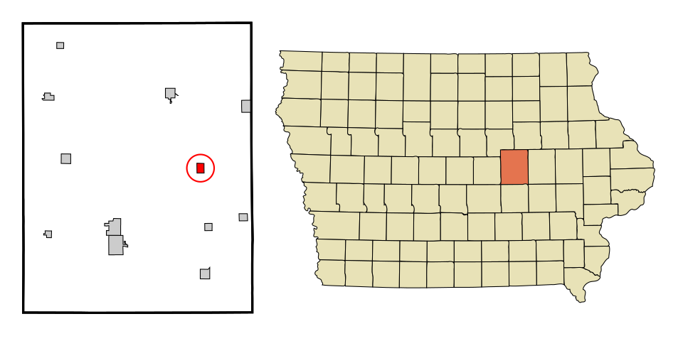 Locator map of Clutier