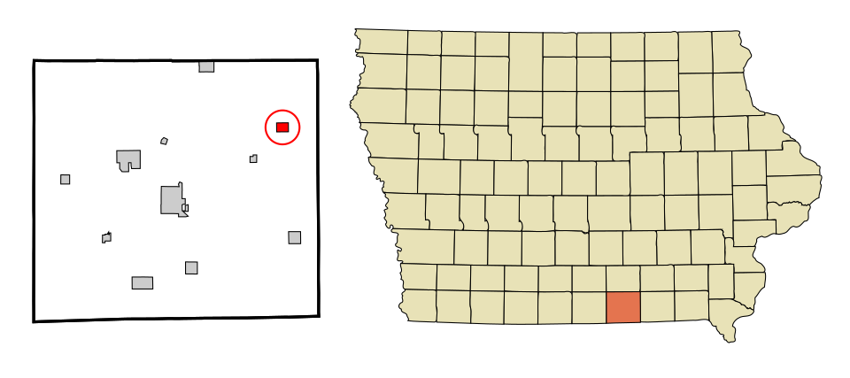 Locator map of Unionville