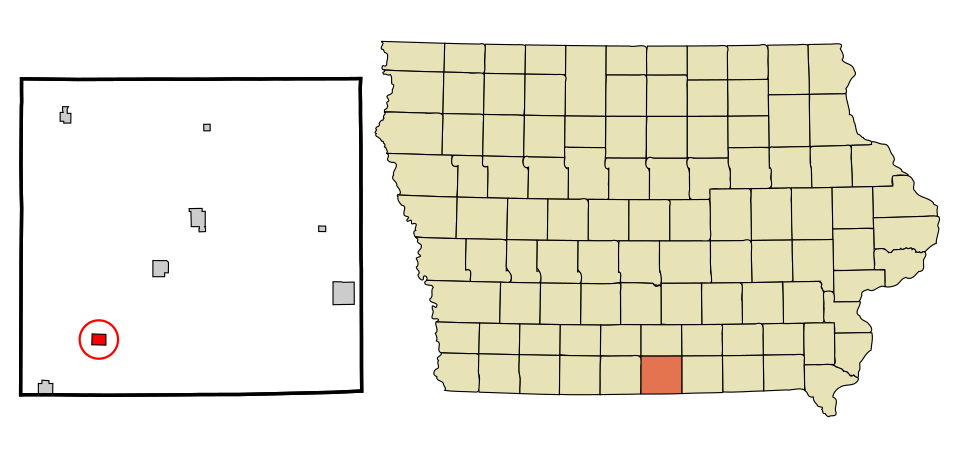 Locator map of Clio