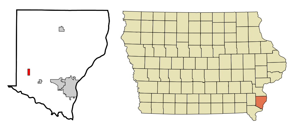 Locator map of Danville