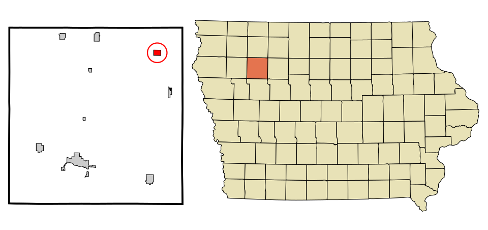 Locator map of Marathon