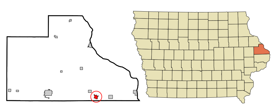 Locator map of Preston