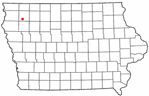 Locator map of Paullina